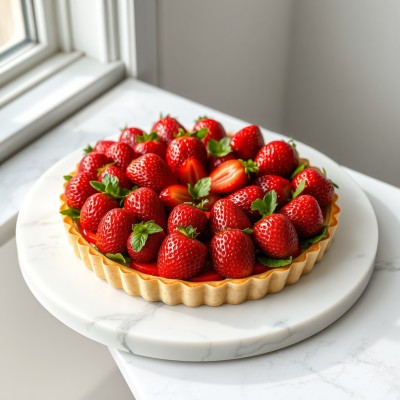 Tarte aux fraises