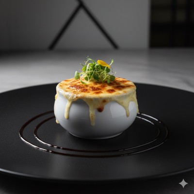 Soupe à l'Oignon Gratinée