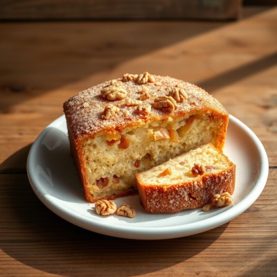 Gâteau pommes-noix à la cannelle