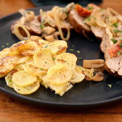 Filet mignon rôti au cidre