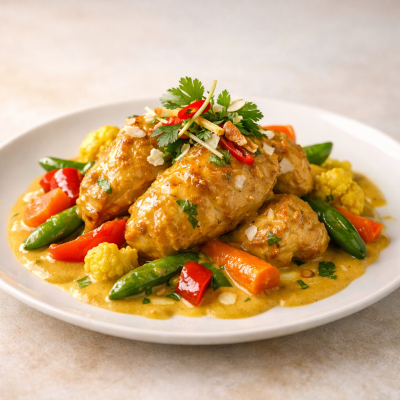 Poulet au Curry et Coco