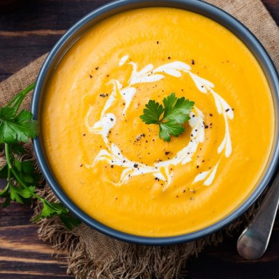 Velouté de potiron crémeux