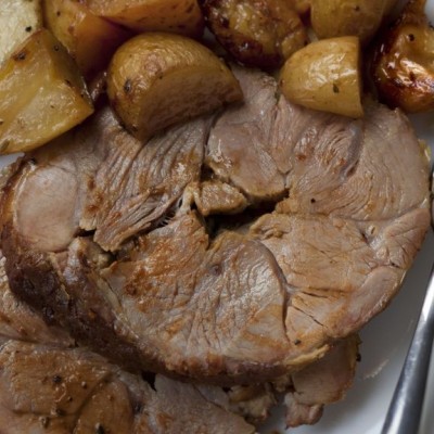 Gigot d'agneau aux pommes de terre