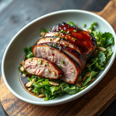 Magret de canard à l'orange et miel