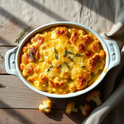 Gratin de chou-fleur au fromage