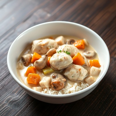 Blanquette de poulet rapide