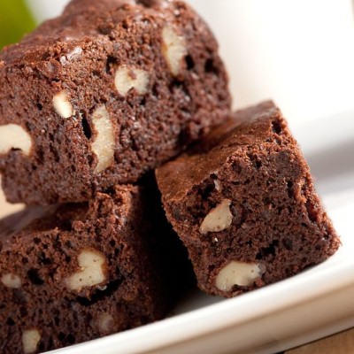 Brownies croquants aux noix