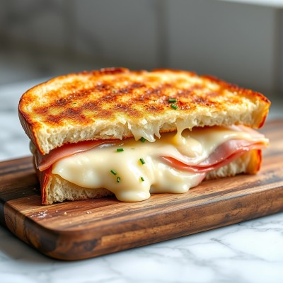 Sandwich grillé jambon-comté