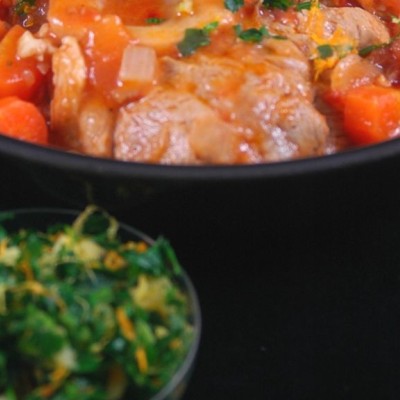 Osso bucco de veau mijoté