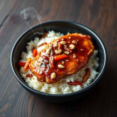 Poulet croustillant aux noix de cajou