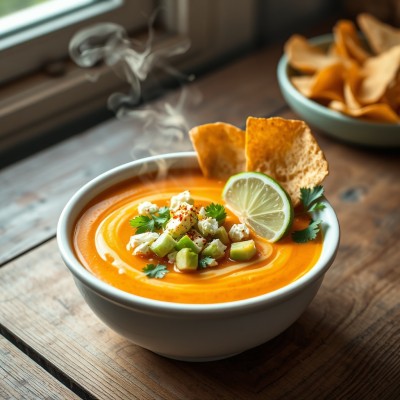 Soupe mexicaine crémeuse