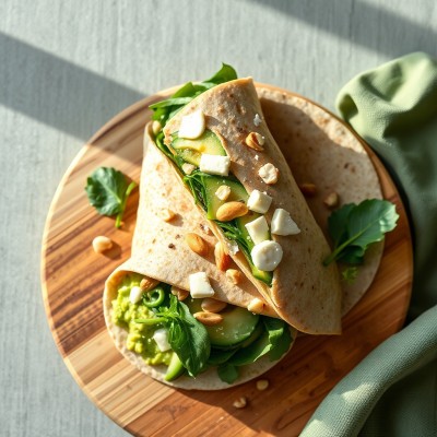 Wrap avocat-concombre