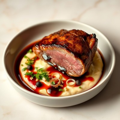 Magret de canard et purée