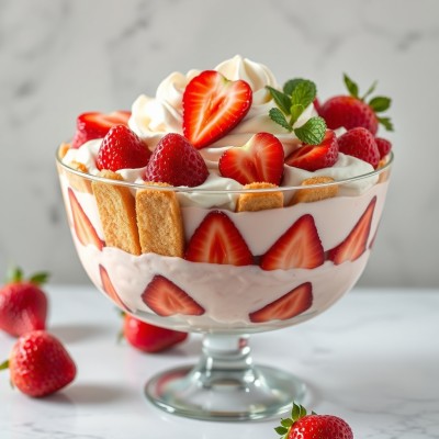 Charlotte aux fraises