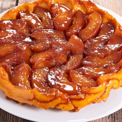 Tarte aux pommes caramélisées