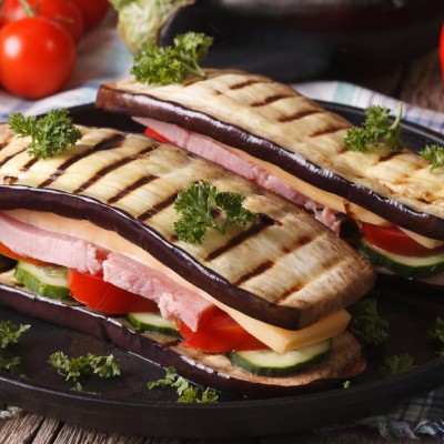 Croque-monsieur d'aubergine