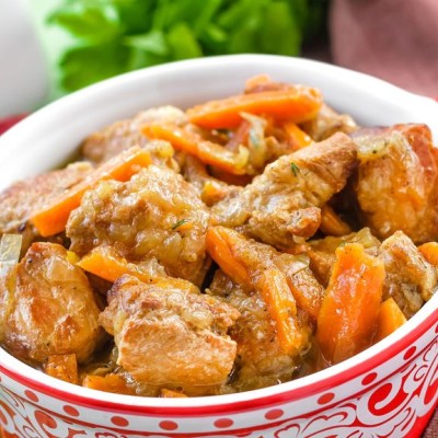 Sauté de veau aux olives et chorizo
