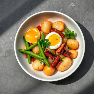 Salade niçoise de pommes de terre