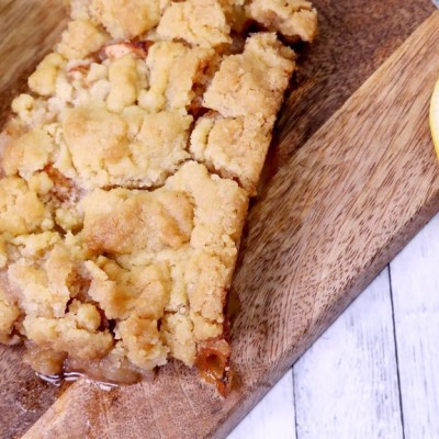 Crumble pommes-cannelle