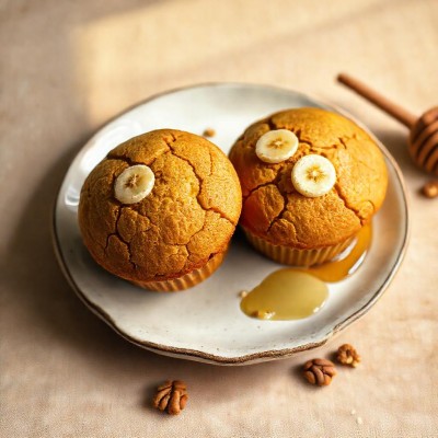 Muffins moelleux à la banane