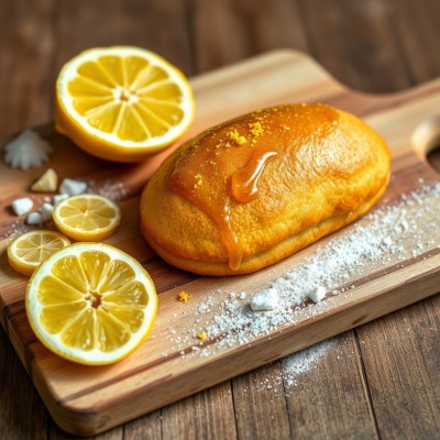 Madeleines au miel et citron