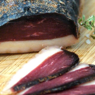 Magret de canard séché au thym