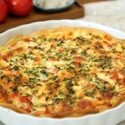 Quiche thon tomates mozzarella