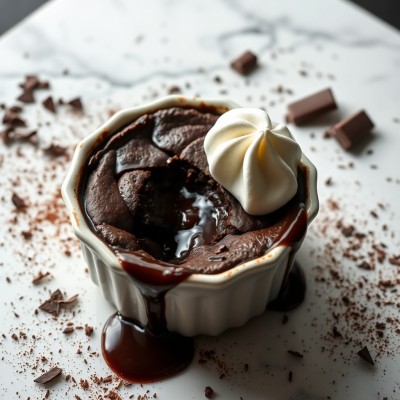 Ramequins au chocolat fondant