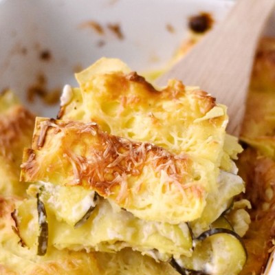 Lasagnes courgettes-chèvre