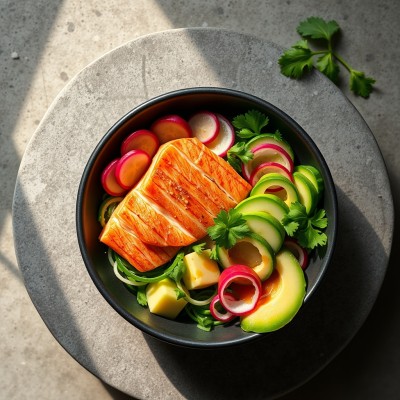 Bowl saumon avocat