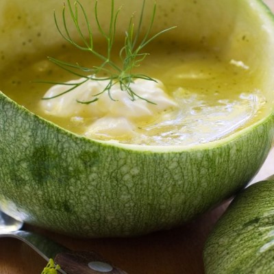 Velouté de courgettes crémeux