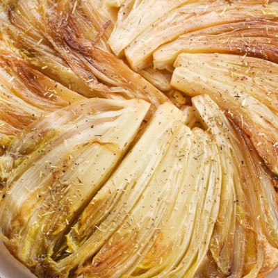 Tarte tatin aux endives et fromage