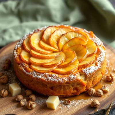 Gâteau moelleux aux pommes