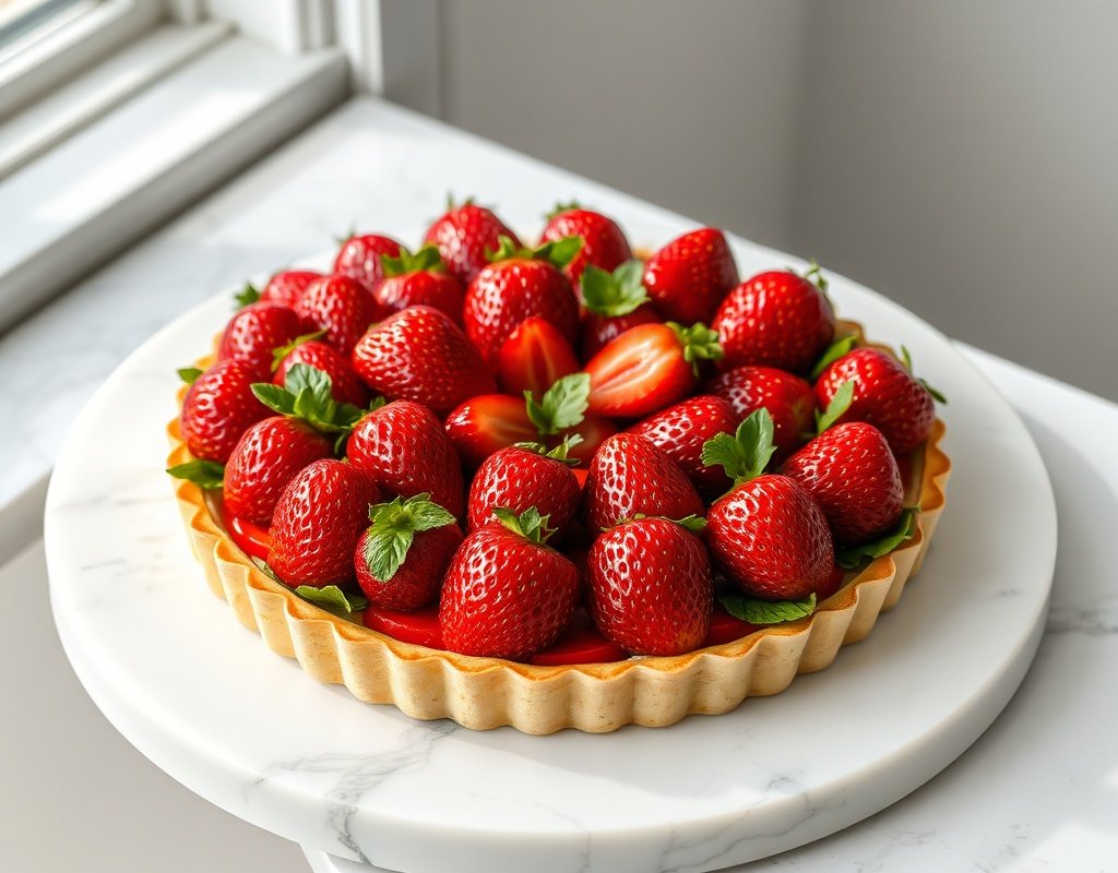 Tarte aux fraises