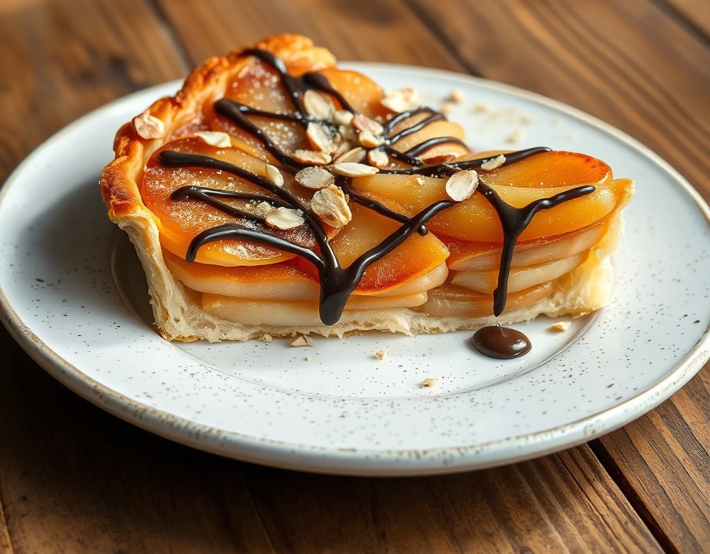 Tarte poire chocolat amande