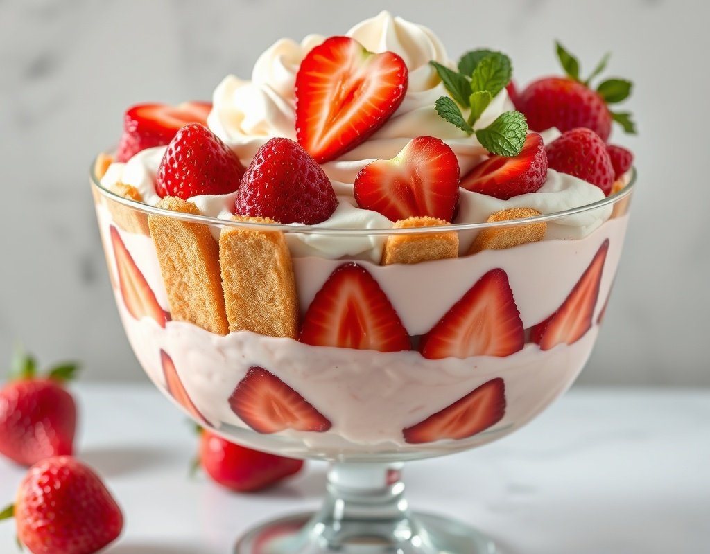 Charlotte aux fraises