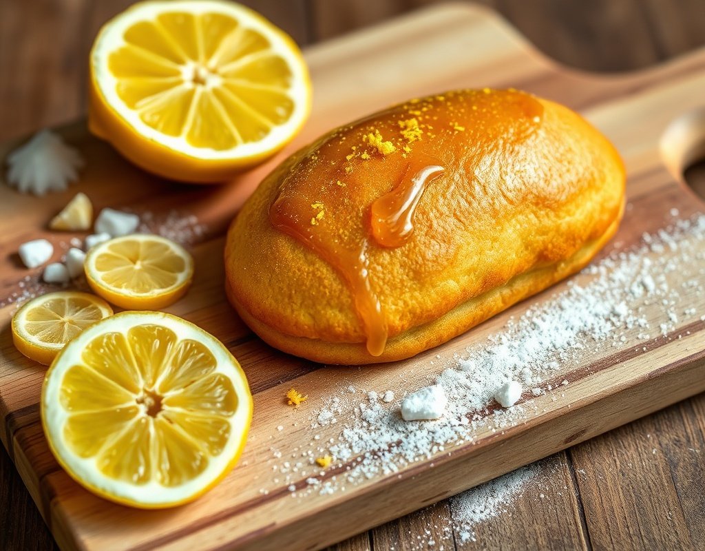 Madeleines au miel et citron