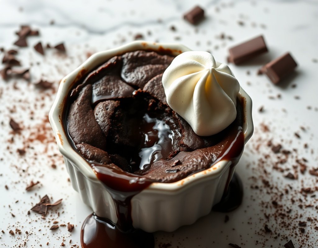 Ramequins au chocolat fondant