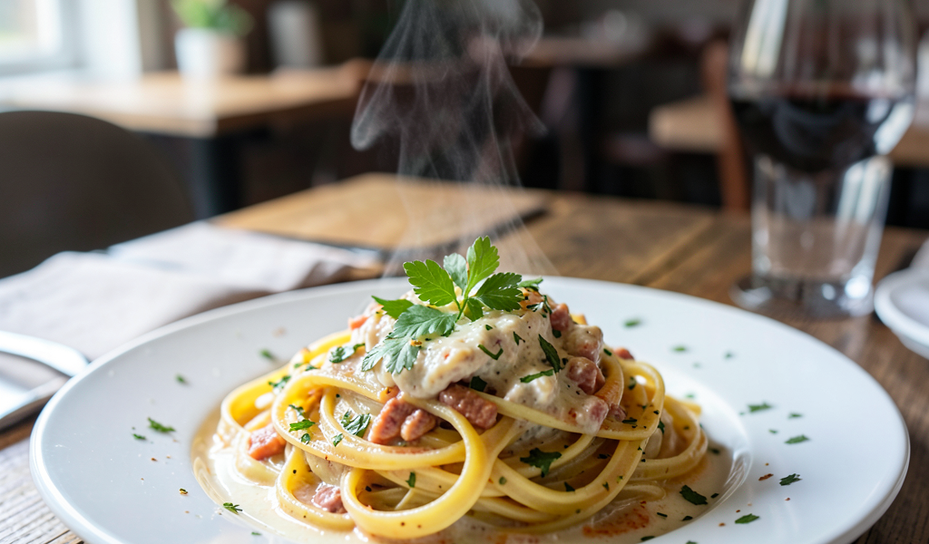 Pâtes à la Carbonara Italienne