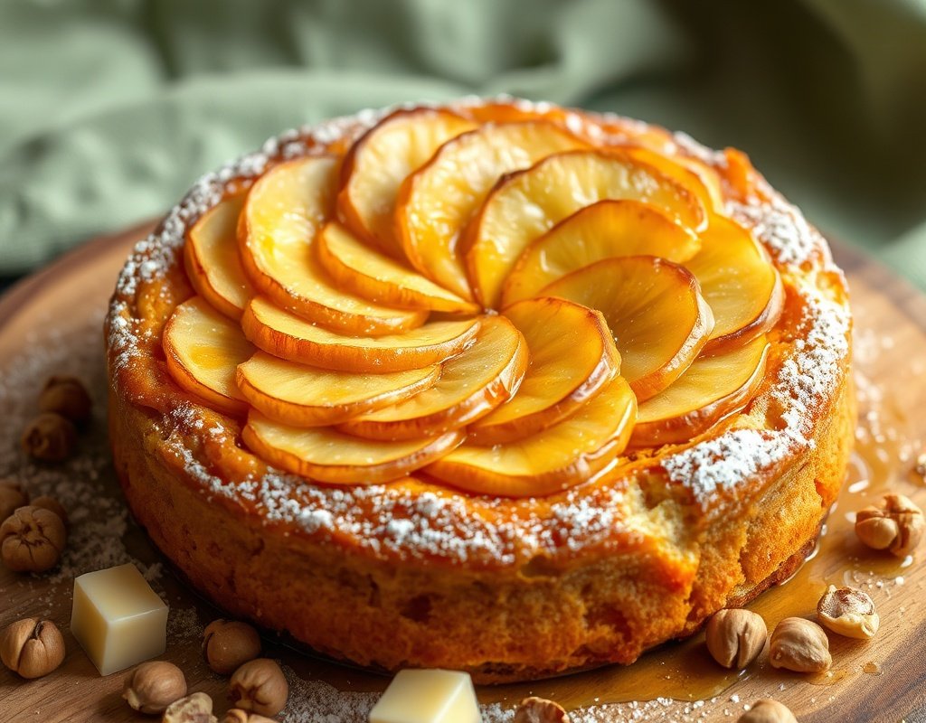 Gâteau moelleux aux pommes