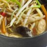 Soupe chinoise au poulet et nouilles