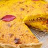 Tarte potimarron lardons oignons caramélisés