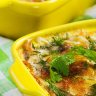 Gratin de cabillaud aux poivrons et tomates