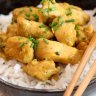 Poulet au curry crémeux