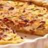 Tarte poireaux-lardons