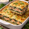 Lasagnes saumon et épinards
