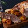 Gigot d'agneau rôti au romarin