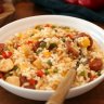 Risotto crémeux au poulet et chorizo