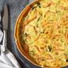 Quiche courgette-saumon
