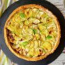 Tarte courgette-lardons
